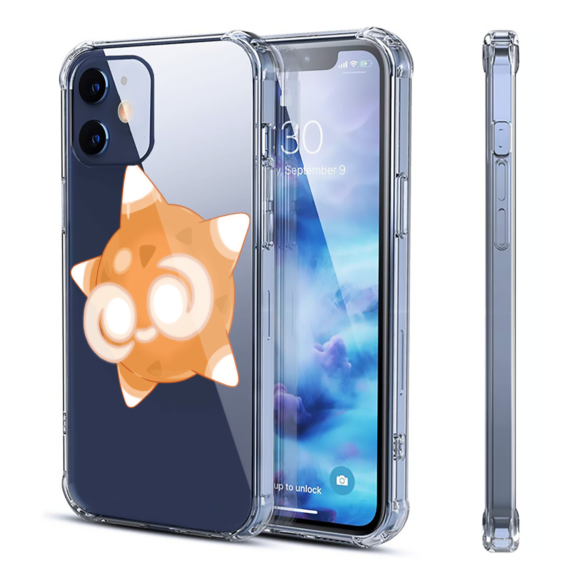 （画像用） ポケットモンスター Pokémon 【iPhone 12シリーズ対応】透明スマホケース（クリアソフトケース）